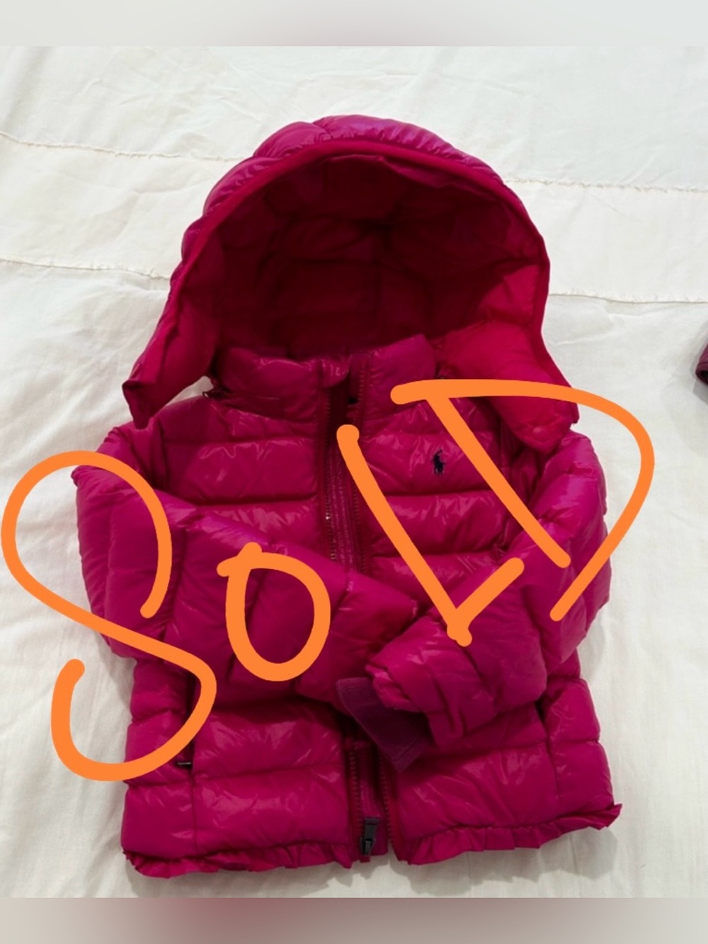 Polo by Ralph Lauren Kids Pink Puffer Jacket